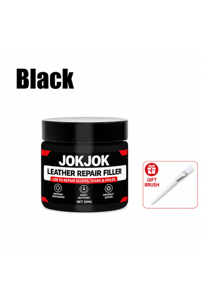 Choice Black JOKJOK Leather Repair Filler 30ML Black PU Vinyl Paste For Car S...