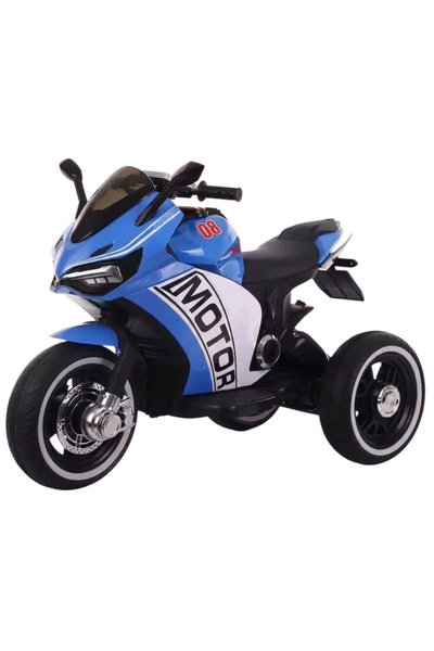 CWT Motocicletă electrică pentru copii HT-6188, scaun din piele, manetă de ac...