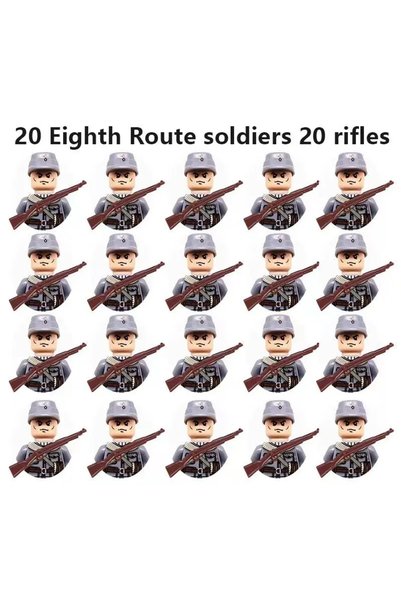 Choice 20pcs set-27 20 military action figures, gifts and toys from the Sovie...