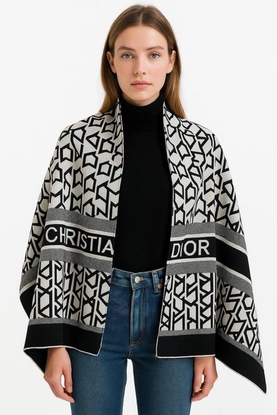ALDAIYR Patterned Shoulder Shawl