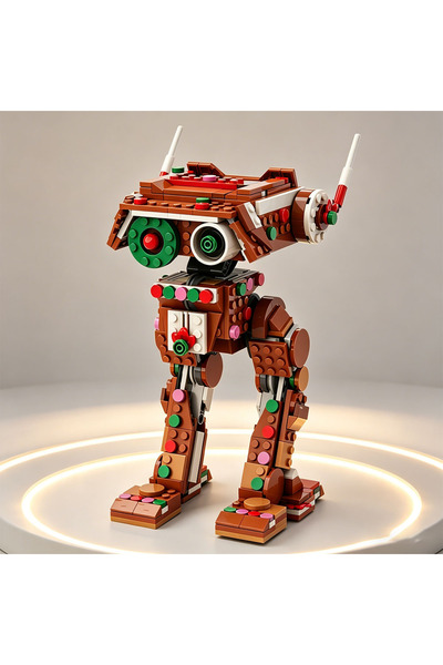 Choice MOC 04 MOC Gingerbread AT-ST BT-1 Millennium Building Blocks Falcon Sn...