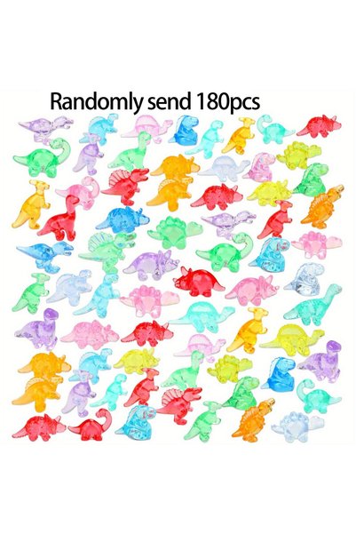 Choice 180pcs Mini Dinosaur Figurines 12 Styles Tiny Resin Animals Vase Fille...