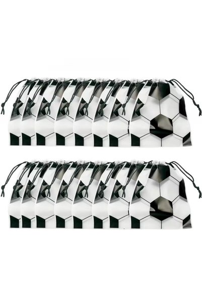 Choice 20Pcs Football 20/50Pcs Soccer Party Drawstring Bag Football Sports Th...