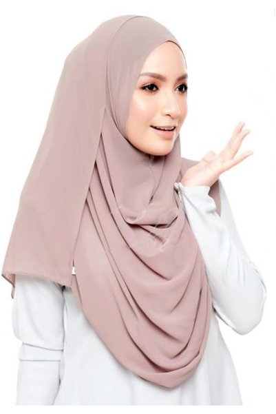 Generic Solid Color Bubble Chiffon Scarf for Women Fashion Soft Hijab Long Sc...