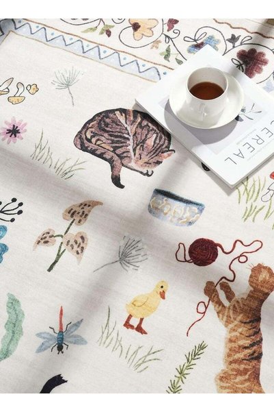 Generic Brand LOOPITYS Cute Cats Non-Slip Washable Floor Mat for Bedroom Bath...
