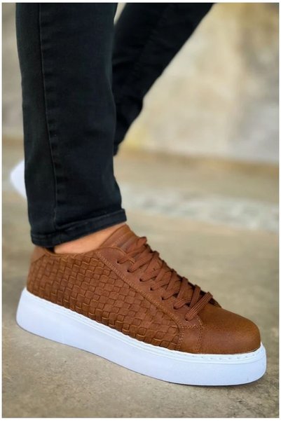 Şeker Portakalım Men's Maglieria Comfortable Walking Lace-Up Sneakers