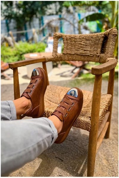 Şeker Portakalım Men's Walking Flexible Practical Lace-Up Comfortable Sports ...