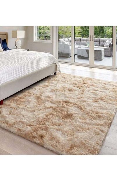 Generic Brand HOMESTAR Super Soft Rugs Fluffy Carpets Tie-Dye Rugs for Living...