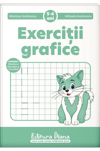 Editura Diana Exercitii grafice, 5-6 ani (B5)