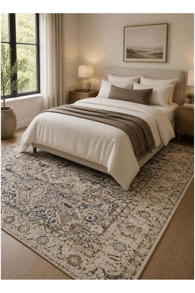 Generic Brand Home auraa Carpet Rug - Size 239 x 300 cm - 7.84 x9.84 ft - Ide...