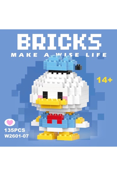 Choice 01-07 Kawaii 6cm High Mini Building Blocks Desktop Ornaments Anime Car...
