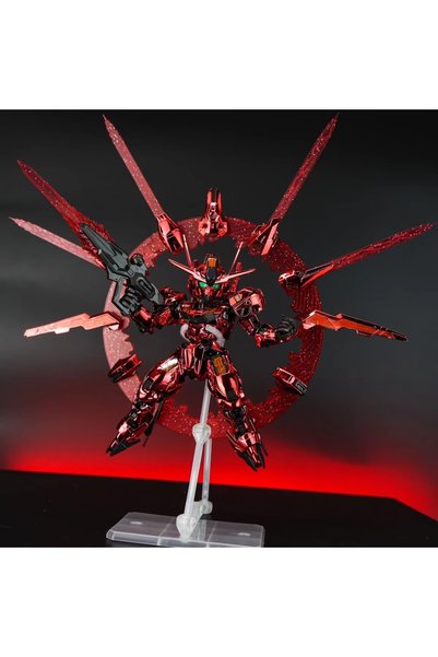 BANDAI MGSD MGSD Aerial Action Figure XVX-016 Electroplating Red Color Anime ...