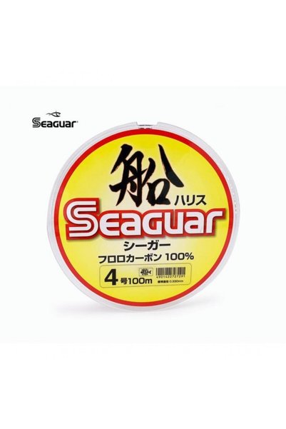 seaguar خيط فلورو كربون 100% من فون هاريسو 100Mt 0.285Mm