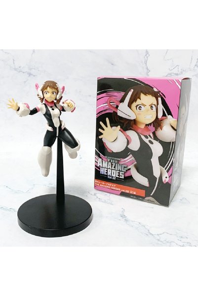 BANDAI 18cm With Box 18cm My Hero Academia Anime Figure Uraraka Ochaco Action...