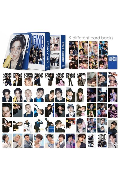 Choice مجموعة بطاقات صور KPOP لنجوم KARMA، ألبوم صور، بطاقات لومو، مجموعة بطا...