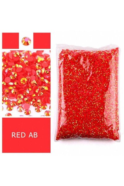 Choice 2MM 10000pcs Big Red Bulk Wholesale Jelly Color AB Transparent AB 2mm,...