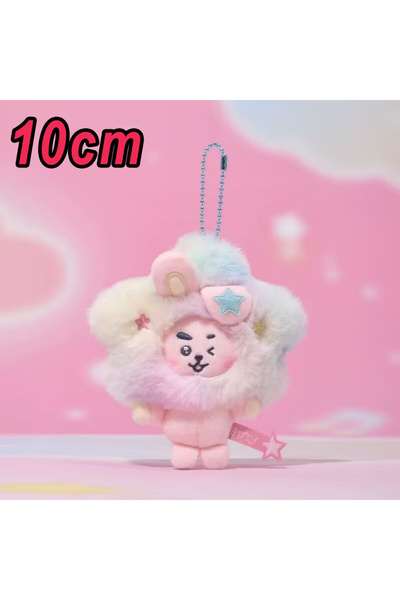 BANDAI 1pcs bt 34 .6-10cm Fans Keychain Plush cute kawaii cartoon plush toy k...