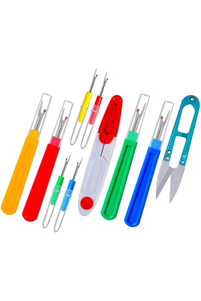 Generic Seam Ripper Kit，Sewing Seam Ripper Tool 10 pcs, 8 Seam Rippers with 2...
