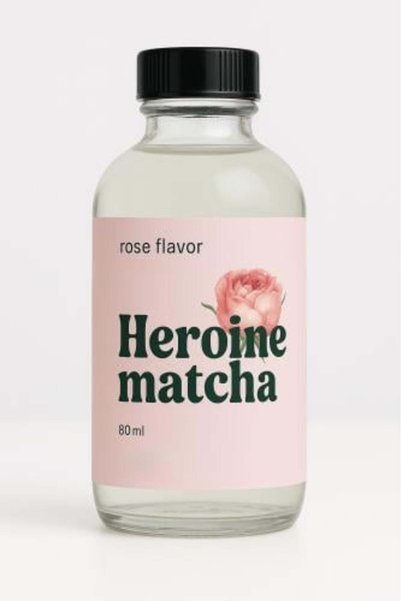 Heroine matcha Rose Flavor Syrup