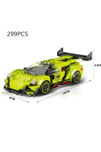 Choice nobox 50013 City Technical Speed Racing Car MOC Building Blocks Sports...