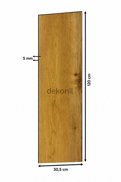 Dekonil SPC Parke Doğal Meşe Desenli – Su Geçirmez Zemin Paneli 30,5*120 cm 2,9 m²