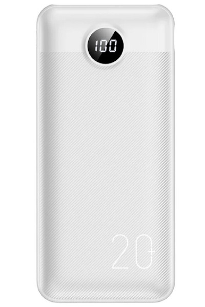 Veger L20S VP2039PD Power Bank 20.000mAh με 2 Θύρες USB-A, Λευκό