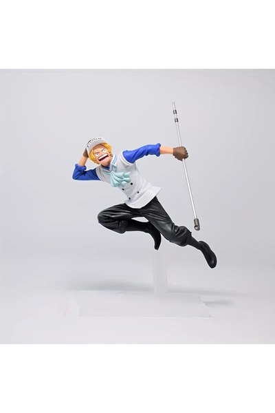 BANDAI Sabo 17cm Anime One Piece Figure Luffy Ace Sabo Three Brothers Running...