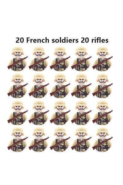 Choice 20pcs set-20 20 military action figures, gifts and toys from the Sovie...