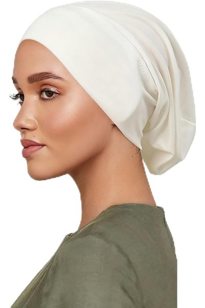 Generic قبعة حجاب للنساء، قبعة قطنية تحت الحجاب، قبعة داخلية، عمامة للرأس للنساء