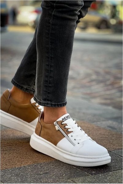 Şeker Portakalım Men's Suede Luxury Running Lace-Up Comfort Sports Shoes