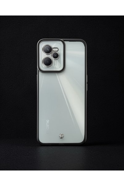 teknodayım حافظة ليفا لينز سيليكون لـ Realme C35 - أسود