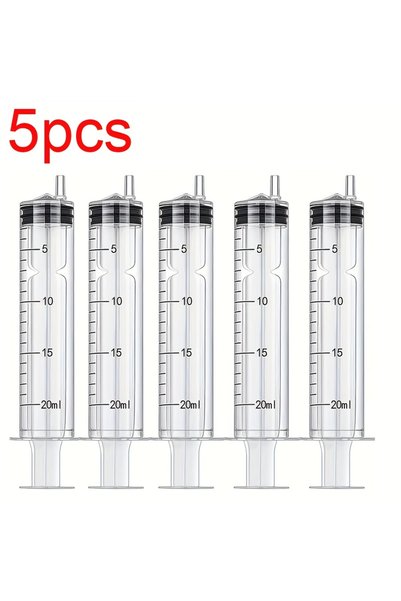 Choice 20ml 5pcs 5pcs/7pcs 1ML/3ML/10ML/20ML/30ML/60ML Syringes with Clear Sc...