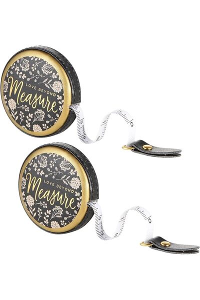 ELECDON 2 Pack Soft Tape Measure Retractable 60-Inch Body Measuring Tape, Dua...