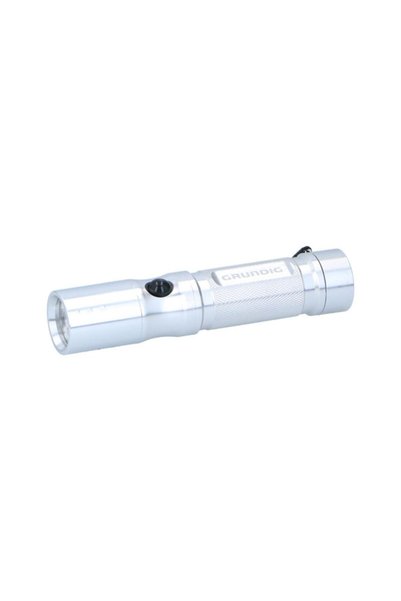 Grundig Φακός αλουμινίου με 9 LED, ασημί χρώμα, 14x3x3 εκ., 26645