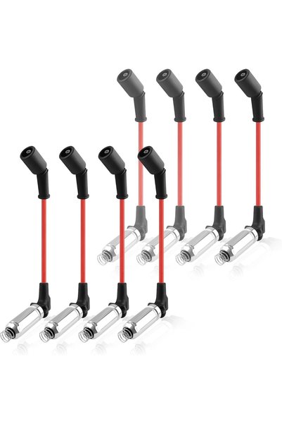 Generic مجموعة أسلاك شمعات الإشعال الممتازة المتوافقة مع محركات GMC Hummer وC...
