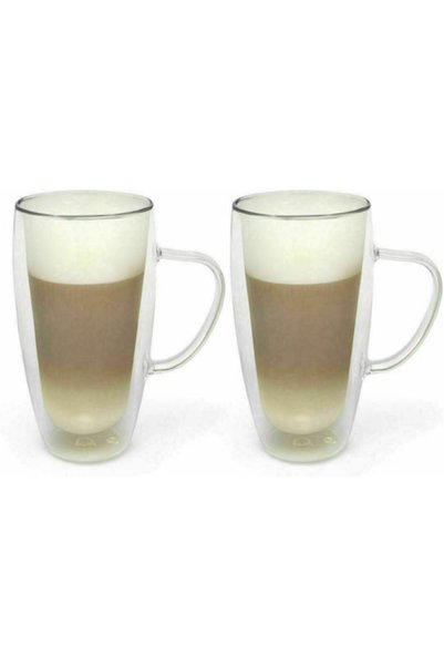 Bredemeijer Σετ Ποτήρια Καφέ / Φρέντο Διαφανή 400ml 2 Τεμάχια Κωδικός: 165015