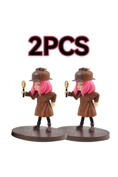 Choice A 2PCS SPY×FAMILY CODE: White Figure Anime Cute Kawaii Figure Toy Doll...