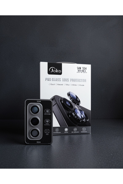 Generic Brand Joko Samsung Galaxy S24 Pvd Metal Camera Lens - Titan Gray