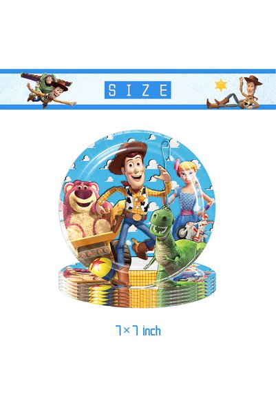 Hasbro 7inch plate-10PCS-1 Kids Birthday Decoration Disposable Tableware Toy ...