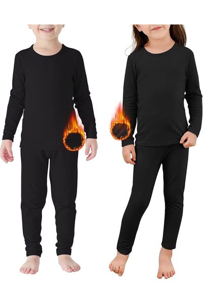 Generic Thermal Underwear Set for Kids, Children's Thermal Set Long Johns Und...