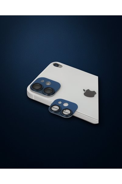 Generic Brand Apple iPhone 11 Pers Aluminum Camera Lens - Dark Blue