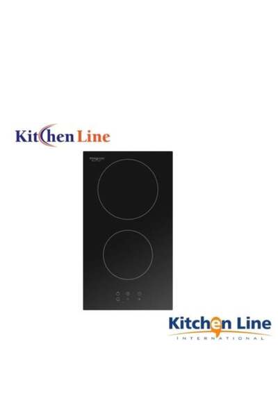 Kitchen Line موقد كهربائي سيراميك إيطالي 30 سم - تحكم باللمس وتصميم عصري بدون...