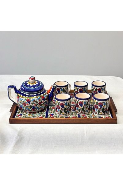 Fyrouzi Floral Pattern Tea Set
