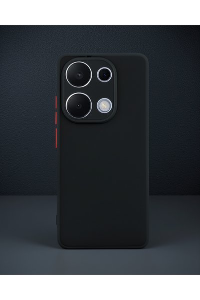 teknodayım Xiaomi Redmi Note 13 Pro 4g Case Montreal Silicone Cover - Black