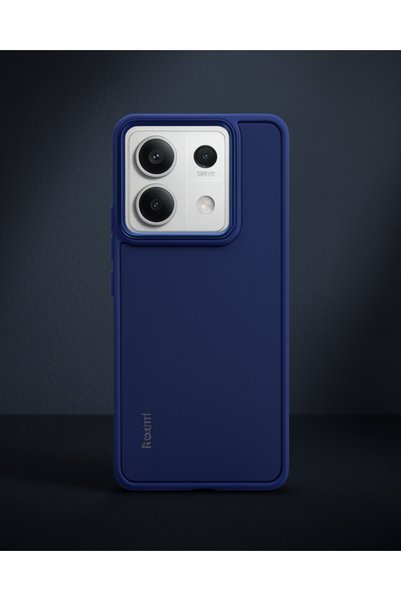 Generic Brand حافظة هاتف Xiaomi Redmi Note 13 Pro 4g من السيليكون - أزرق داكن