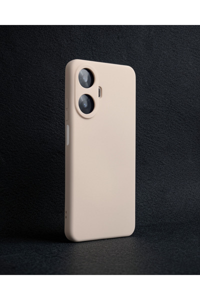 Generic Brand جراب Realme C55 مصنوع من السيليكون المخملي الداخلي - مسحوق