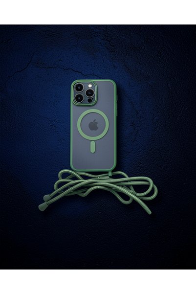 Generic Brand Apple iPhone 13 Pro Max Case Divo Laser Strap Magsafe Cover - D...