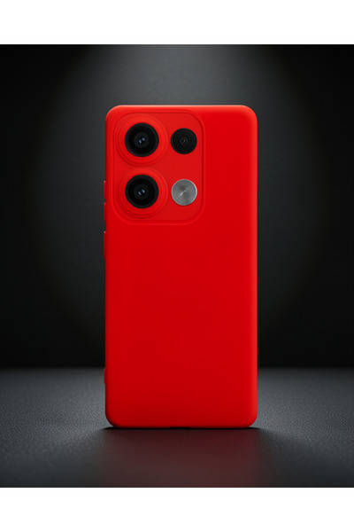 Generic Brand Xiaomi Redmi Note 13 4g Case Nano Velvet Silicone Inside - Red