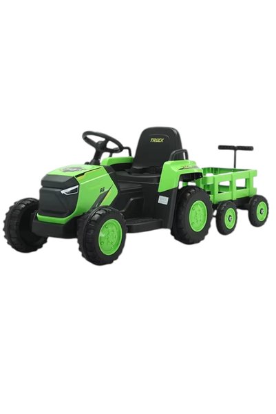 CWT Tractor electric pentru copii DLS-X18, 12V, 2 motoare, telecomandă 2.4G, ...