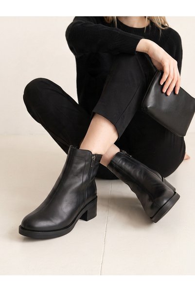 Bulls & Gulls Genuine Leather Daily Heeled Women's Boots